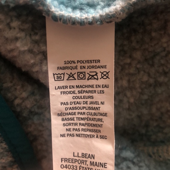 L.L. Bean Sweater Fleece Full Zip Jacket - Picture 6 of 6